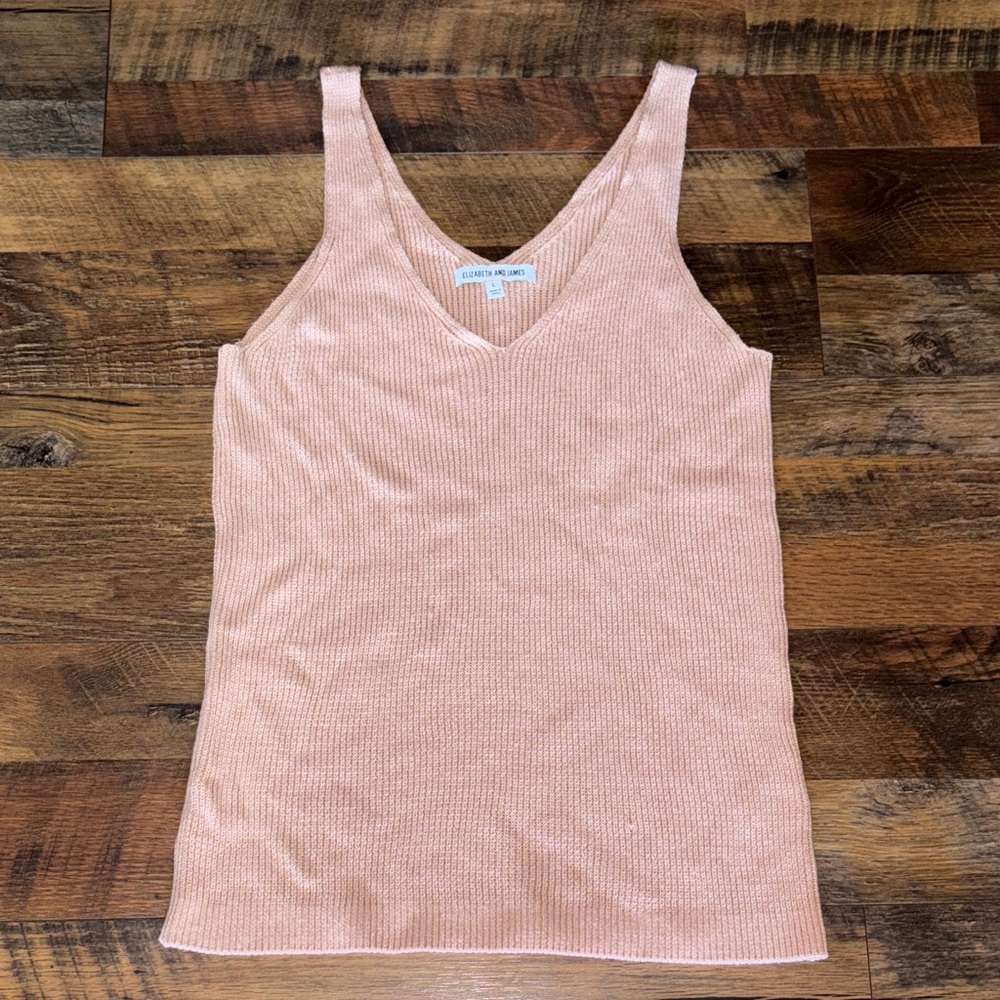 Elizabeth and‎ James Blush V-Neck Tank Top